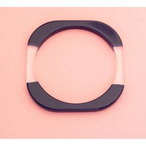 Vintage Unique Round Edge Bangle Bracelet | 8.15 inch | Avon | H21